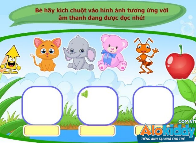 Bài học trên điện thoại - Alokiddy 